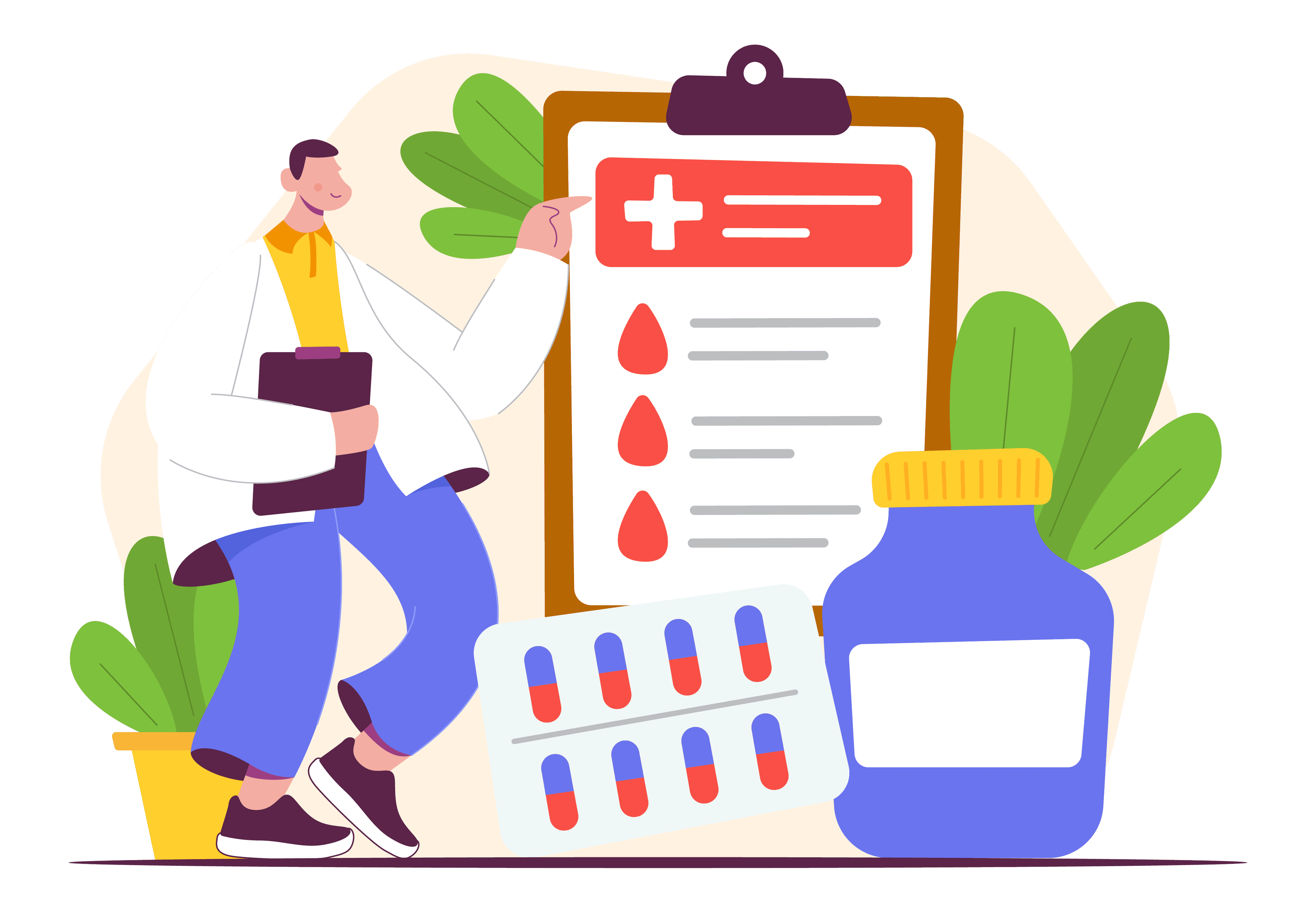 Doctor looking at Medicare Part D coverage.