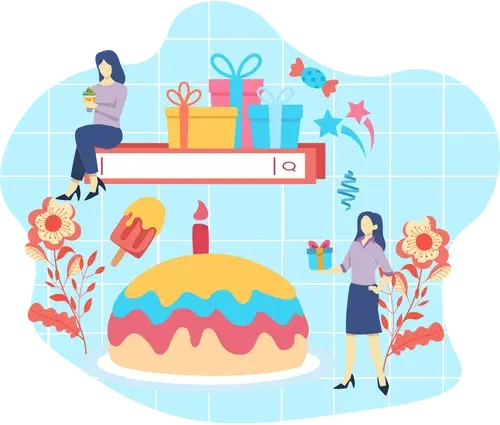 woman celebrating medigap birthday rule with birthday cake