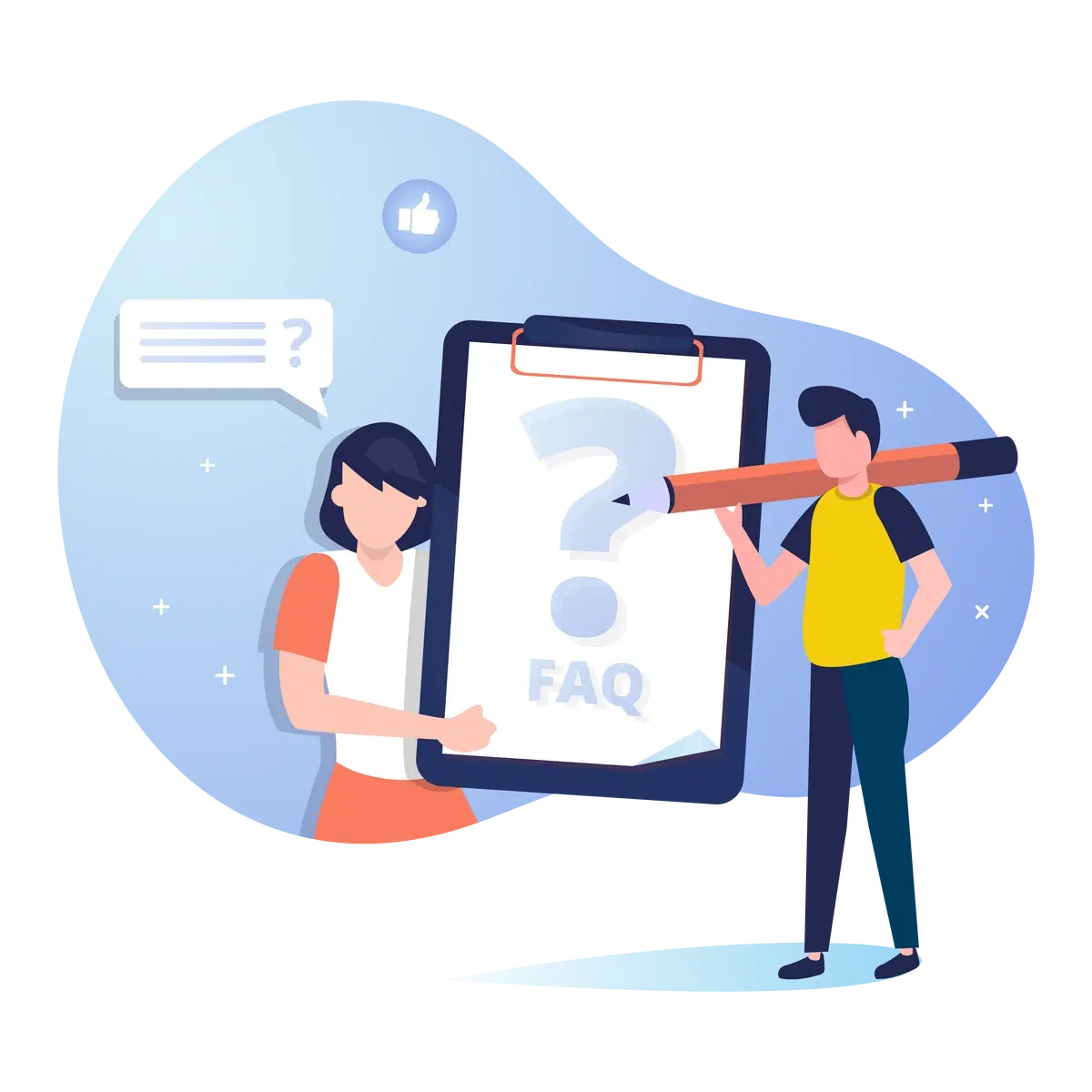 faqs on Medicare Advantage on a clipboard