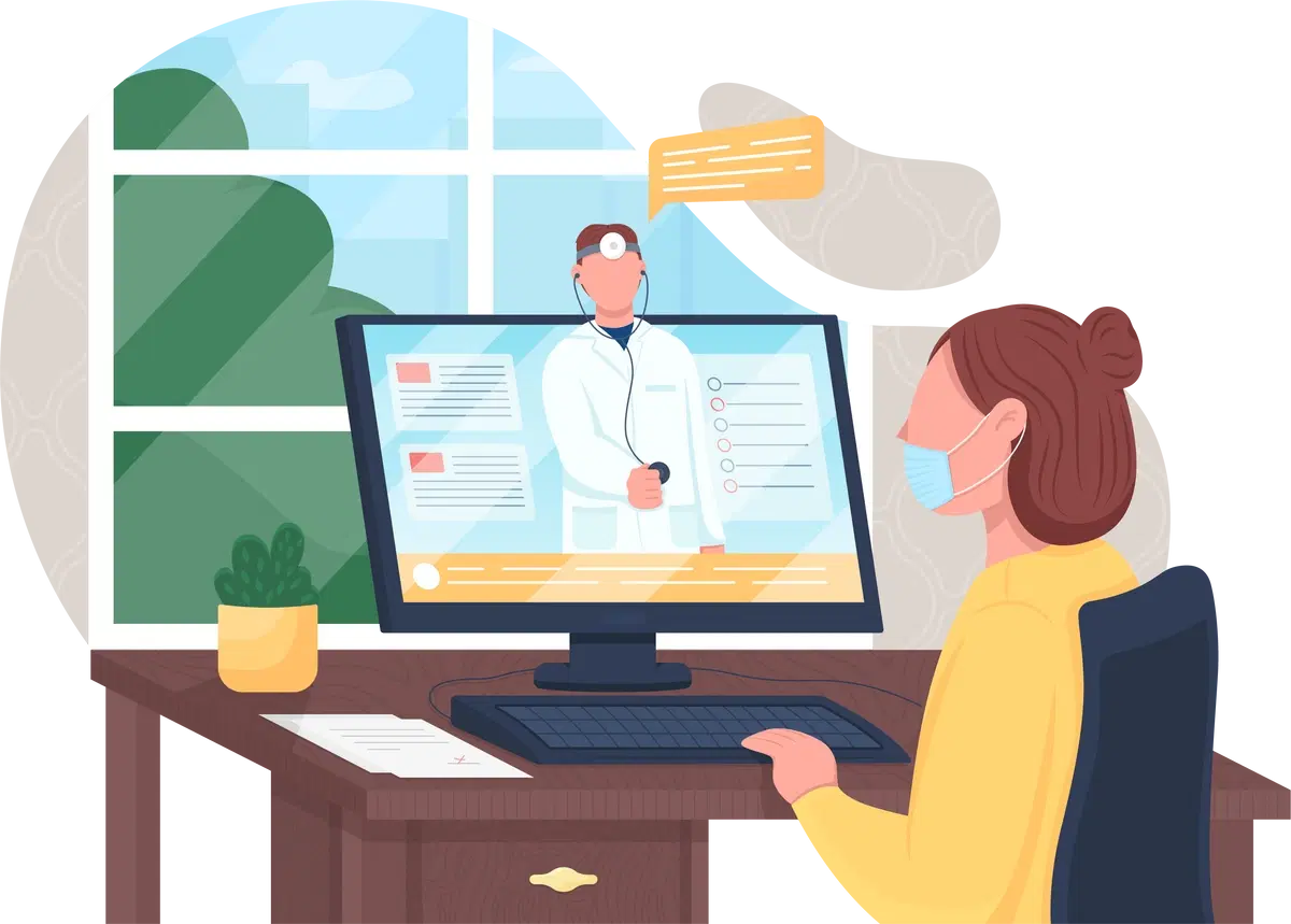 Medicare beneficiary using telehealth services